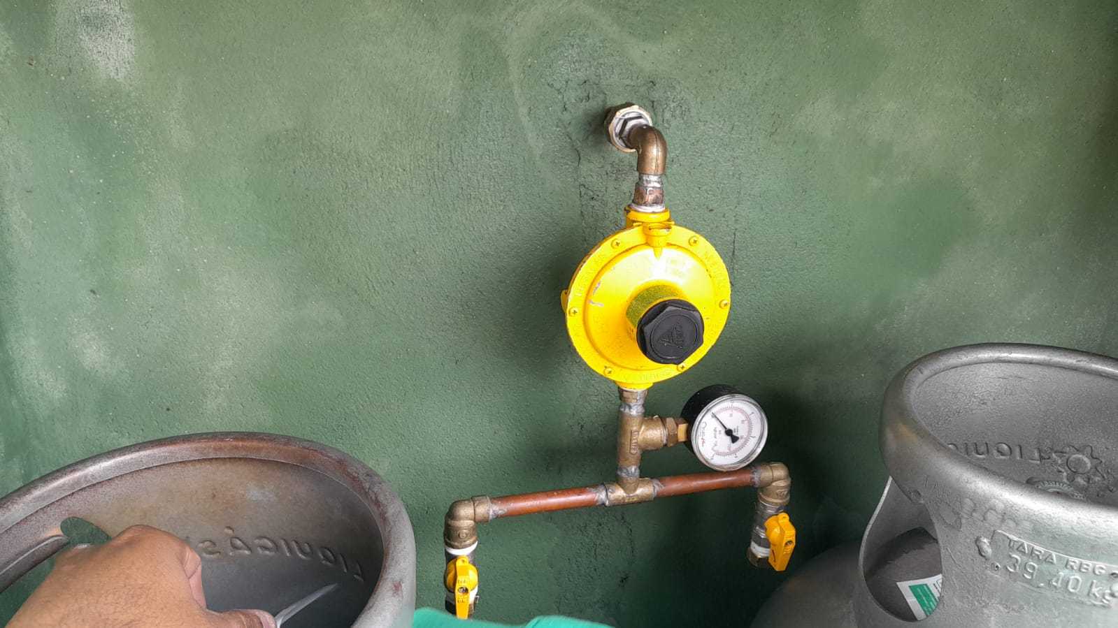 Instalação de Bateria GLP e Central de Cilindros